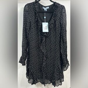 Hill House Black and White Polka Dot Bridget Dress